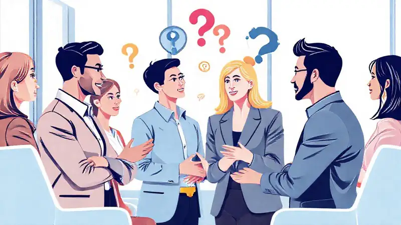 Profesionales negocian en oficina moderna colaborativa
