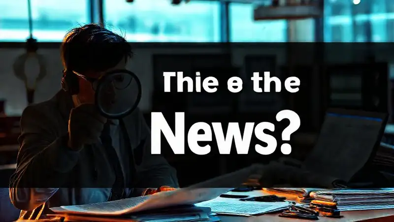 Periodista investigando con herramientas modernas