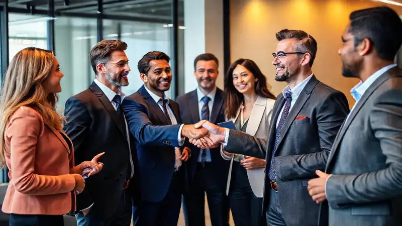Abogados intercambian ideas en evento profesional