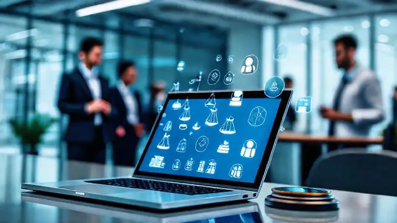Espacio digital profesional con tecnología moderna
