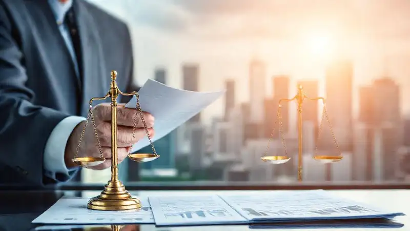 Profesional analizando finanzas con ética e integridad