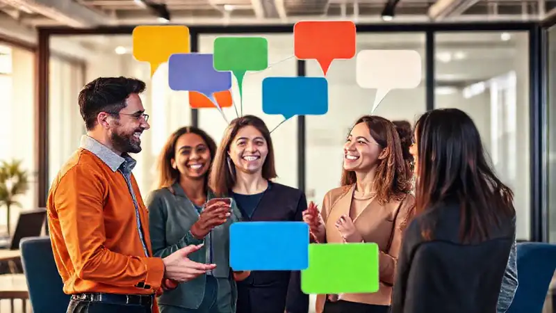 Trabajo en equipo con comunicación efectiva y diversidad