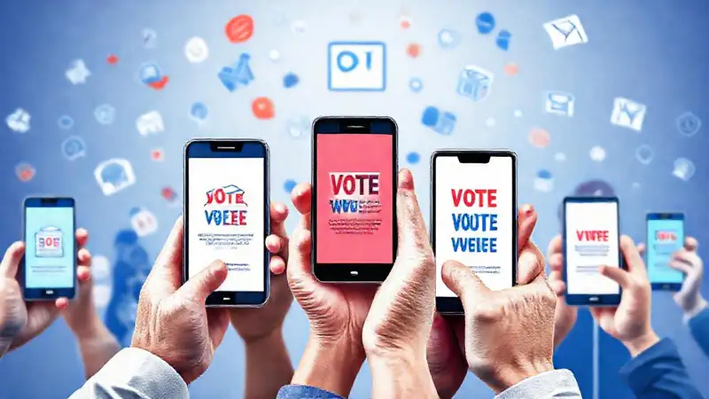 Iconos de marketing digital y participación ciudadana