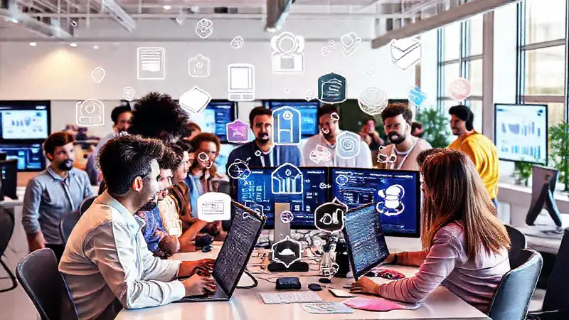 Iconos digitales, redes sociales y ambiente colaborativo