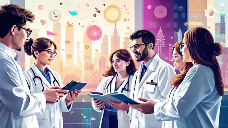 Investigadores con tecnología y cultura moderna