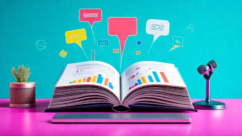 Entorno moderno con datos y comunicación visual