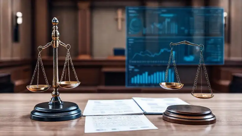 Interfaz de software legal con tecnología moderna