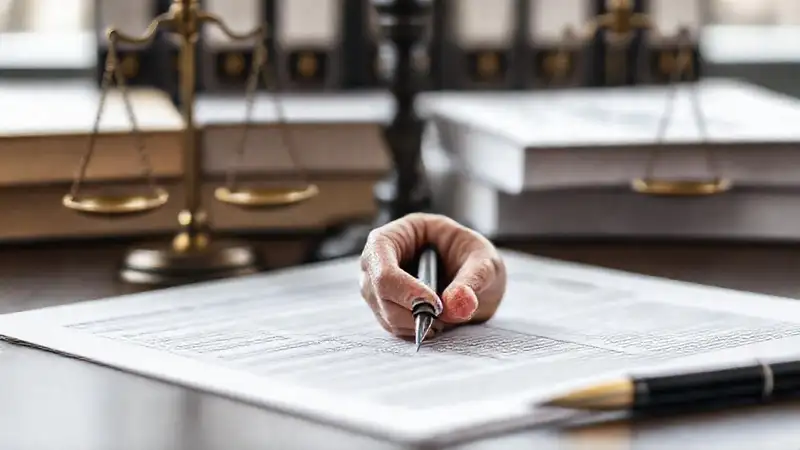 Documentos legales en estilo minimalista profesional