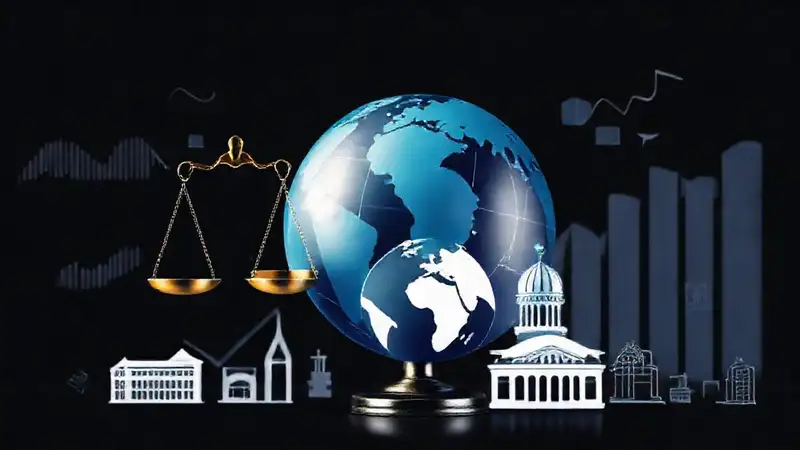 Imagen profesional de economía y política internacional