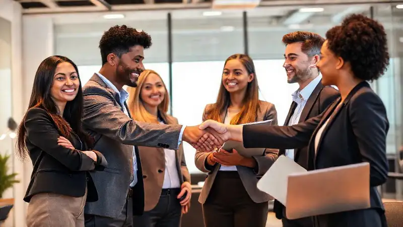 Práctica de firma en oficina legal moderna