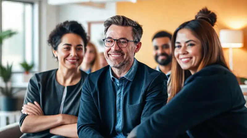 Espacio moderno y cálido para apoyo emocional