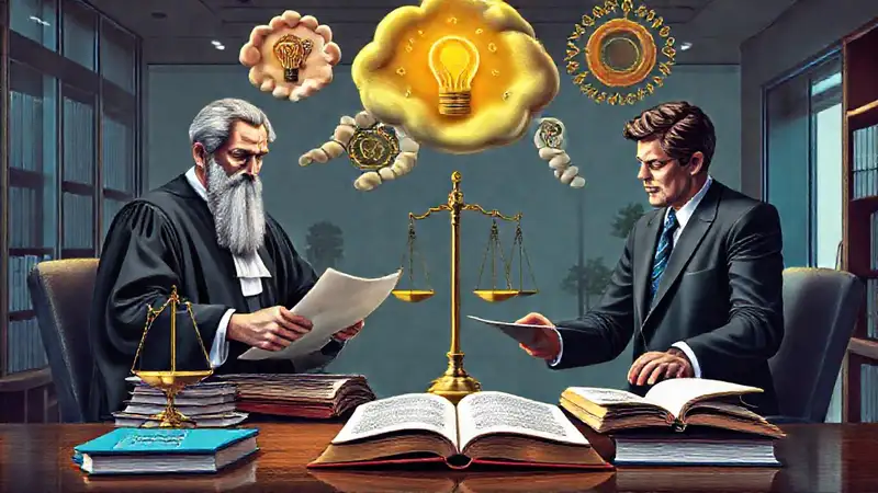 Jueces y abogados analizan documentos y ideas