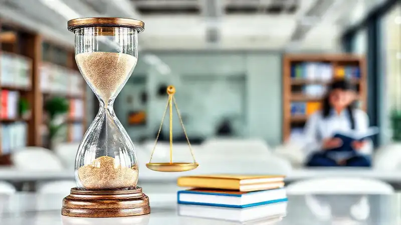 Temas de tiempo y ley en entorno estudiantil