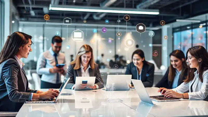 Espacio moderno y conectado para profesionales diversos