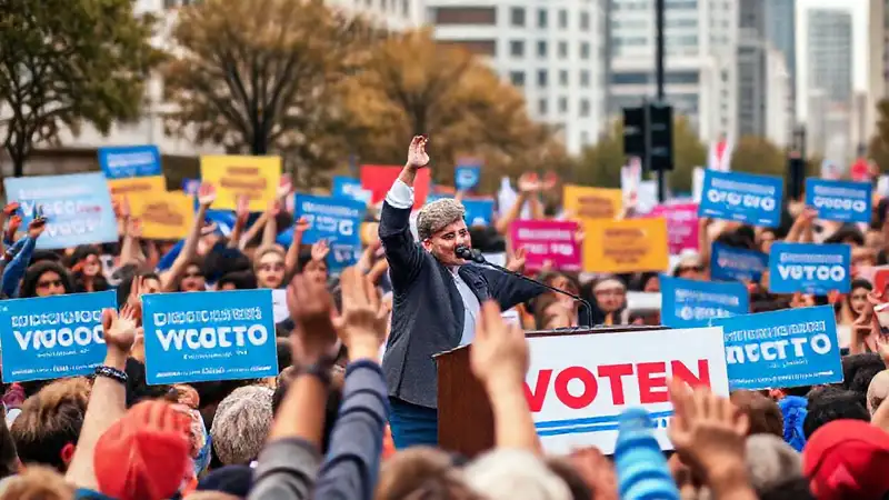 Votantes diversos apoyan campaña con entusiasmo