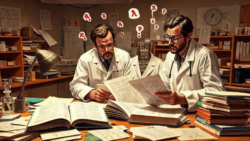 Investigadores revisan datos en laboratorio caótico