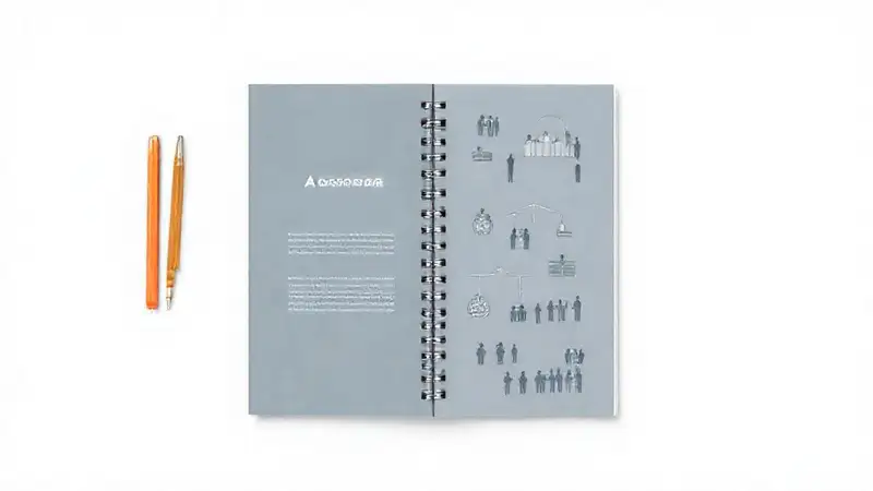 Diseño moderno y minimalista de portada académica