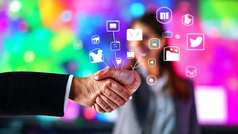 Iconos sociales, eventos y tecnología en acción