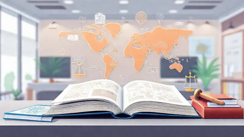 Mapas y símbolos legales en entorno ordenado digital