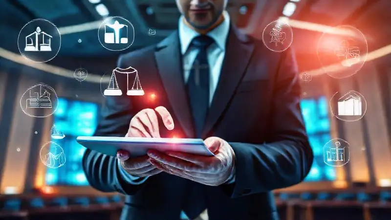 Ley digital y tecnología en tribunal futurista