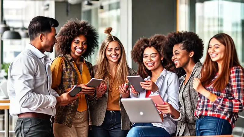 Red de jóvenes en trabajo, ideas y tecnología