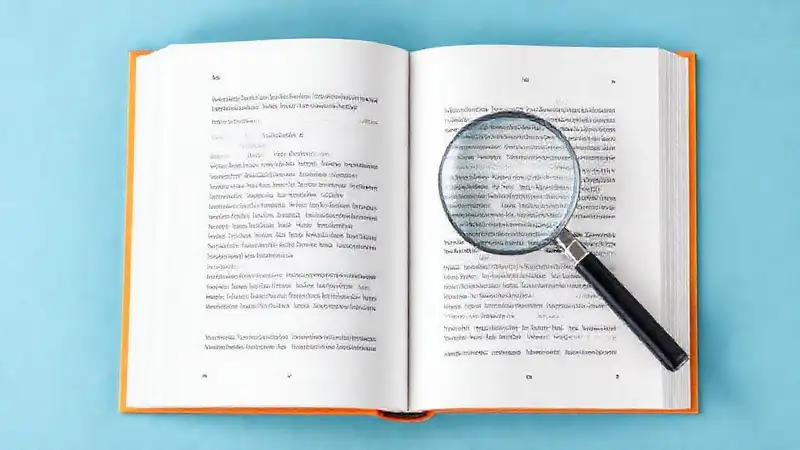 Libro abierto con diseño claro y moderno