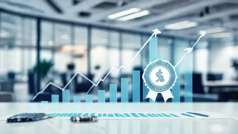 Gráficos financieros y análisis en entorno profesional