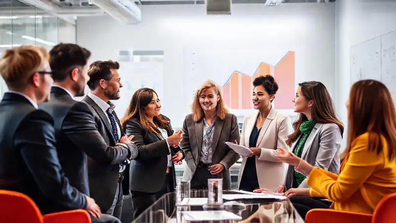 Reunión profesional con mentor y colaboración exitosa