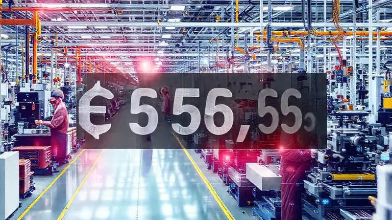 Línea de ensamblaje con eficiencia digital