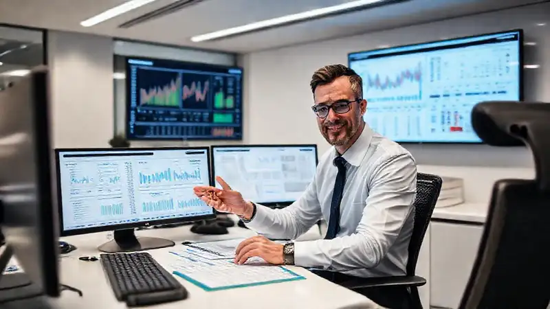 Entorno moderno y tecnológico para contadores