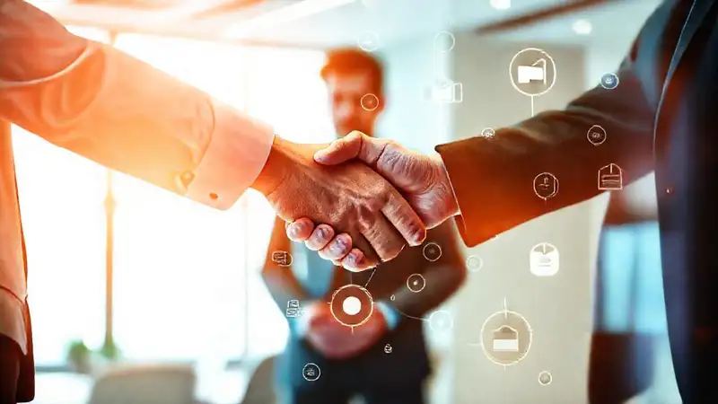 Dos profesionales brindan confianza en tecnología moderna