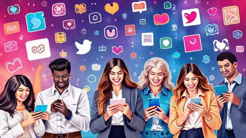 Íconos modernos, influencers y energía vibrante