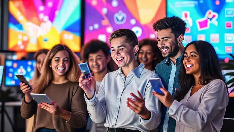 Influencers jóvenes en un entorno digital dinámico